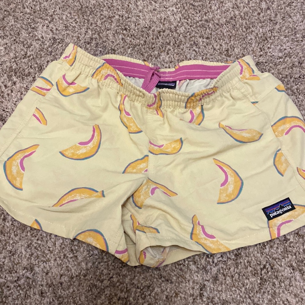 Patagonia cantaloupe baggie shorts